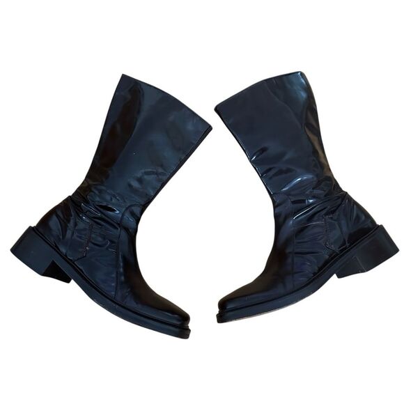 Cesare Paciotti Heroes Vintage Leather Square Toe Boots Size 8 Brown - Picture 1 of 11